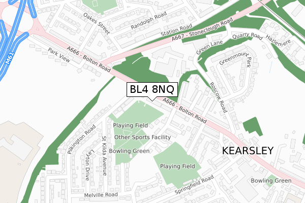 BL4 8NQ map - large scale - OS Open Zoomstack (Ordnance Survey) BL4 8NQ map - large scale - OS Open Zoomstack (Ordnance Survey)