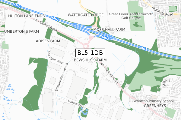 BL5 1DB map - small scale - OS Open Zoomstack (Ordnance Survey) BL5 1DB map - small scale - OS Open Zoomstack (Ordnance Survey)