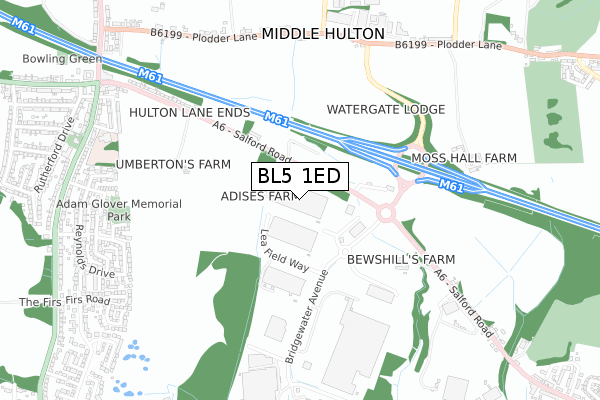 BL5 1ED maps, stats, and open data