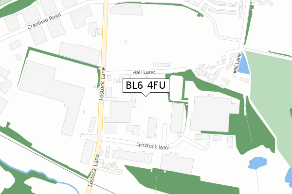 BL6 4FU map - large scale - OS Open Zoomstack (Ordnance Survey) BL6 4FU map - large scale - OS Open Zoomstack (Ordnance Survey)