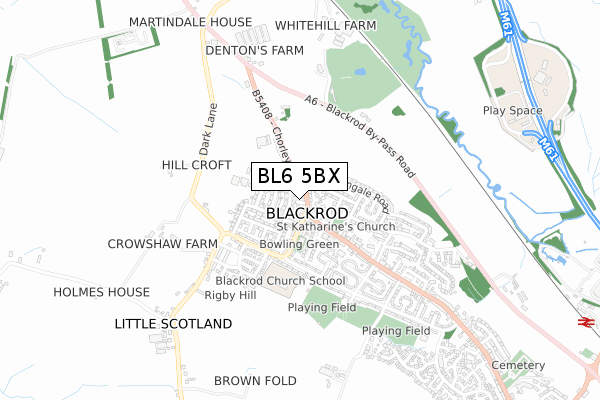 BL6 5BX map - small scale - OS Open Zoomstack (Ordnance Survey) BL6 5BX map - small scale - OS Open Zoomstack (Ordnance Survey)