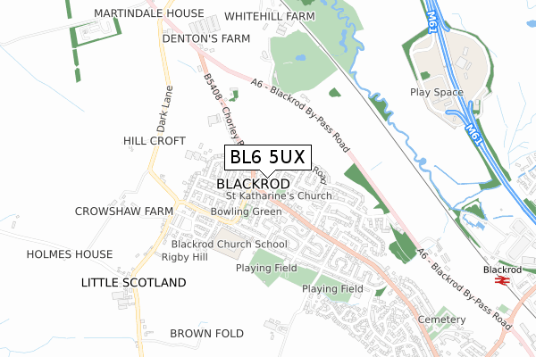 BL6 5UX map - small scale - OS Open Zoomstack (Ordnance Survey) BL6 5UX map - small scale - OS Open Zoomstack (Ordnance Survey)