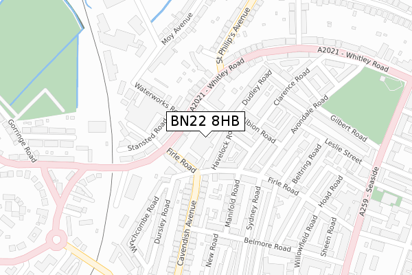 BN22 8HB map - large scale - OS Open Zoomstack (Ordnance Survey) BN22 8HB map - large scale - OS Open Zoomstack (Ordnance Survey)