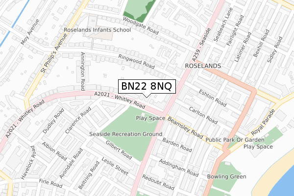 BN22 8NQ map - large scale - OS Open Zoomstack (Ordnance Survey) BN22 8NQ map - large scale - OS Open Zoomstack (Ordnance Survey)