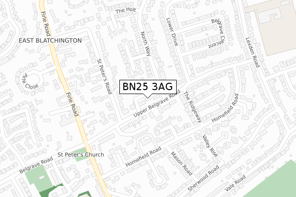 BN25 3AG map - large scale - OS Open Zoomstack (Ordnance Survey) BN25 3AG map - large scale - OS Open Zoomstack (Ordnance Survey)