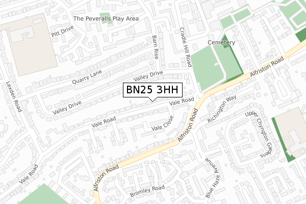BN25 3HH map - large scale - OS Open Zoomstack (Ordnance Survey) BN25 3HH map - large scale - OS Open Zoomstack (Ordnance Survey)