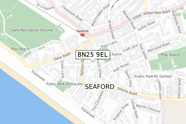 BN25 9EL map - large scale - OS Open Zoomstack (Ordnance Survey) BN25 9EL map - large scale - OS Open Zoomstack (Ordnance Survey)