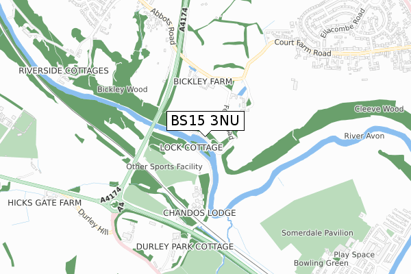 BS15 3NU map - small scale - OS Open Zoomstack (Ordnance Survey) BS15 3NU map - small scale - OS Open Zoomstack (Ordnance Survey)