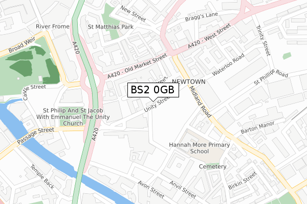BS2 0GB map - large scale - OS Open Zoomstack (Ordnance Survey) BS2 0GB map - large scale - OS Open Zoomstack (Ordnance Survey)