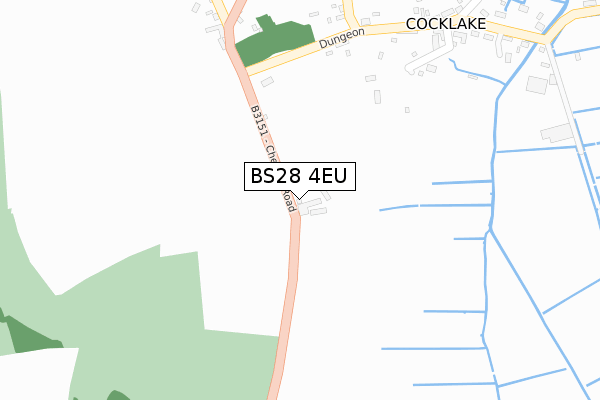 BS28 4EU map - large scale - OS Open Zoomstack (Ordnance Survey) BS28 4EU map - large scale - OS Open Zoomstack (Ordnance Survey)