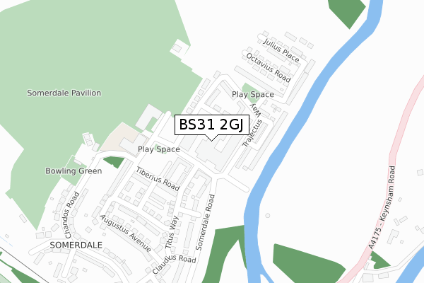 BS31 2GJ map - large scale - OS Open Zoomstack (Ordnance Survey) BS31 2GJ map - large scale - OS Open Zoomstack (Ordnance Survey)