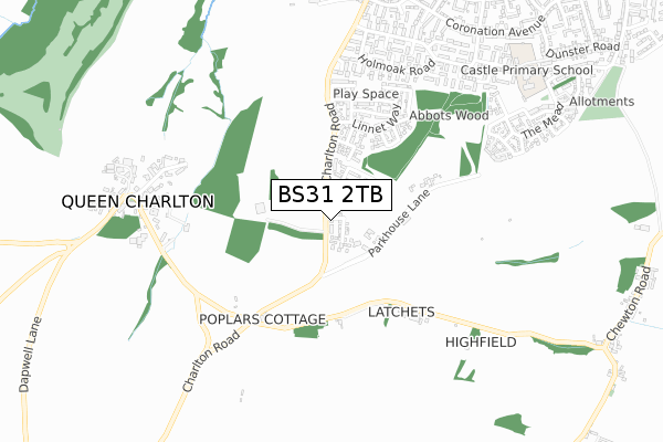 BS31 2TB map - small scale - OS Open Zoomstack (Ordnance Survey) BS31 2TB map - small scale - OS Open Zoomstack (Ordnance Survey)