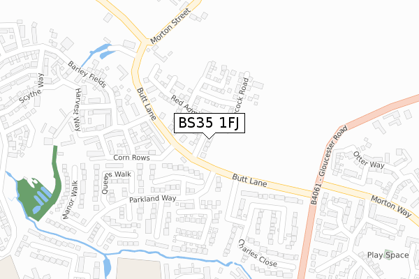 BS35 1FJ map - large scale - OS Open Zoomstack (Ordnance Survey) BS35 1FJ map - large scale - OS Open Zoomstack (Ordnance Survey)