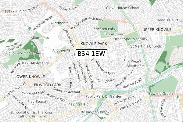 BS4 1EW map - small scale - OS Open Zoomstack (Ordnance Survey) BS4 1EW map - small scale - OS Open Zoomstack (Ordnance Survey)