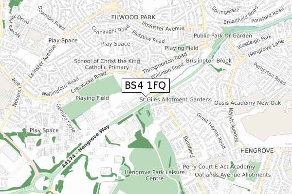 BS4 1FQ map - small scale - OS Open Zoomstack (Ordnance Survey) BS4 1FQ map - small scale - OS Open Zoomstack (Ordnance Survey)