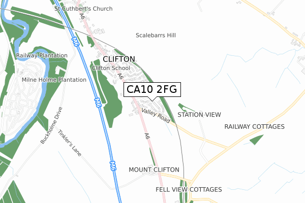 CA10 2FG map - small scale - OS Open Zoomstack (Ordnance Survey) CA10 2FG map - small scale - OS Open Zoomstack (Ordnance Survey)
