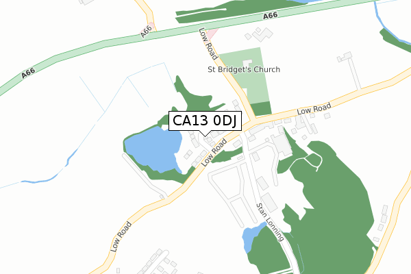 CA13 0DJ map - large scale - OS Open Zoomstack (Ordnance Survey) CA13 0DJ map - large scale - OS Open Zoomstack (Ordnance Survey)