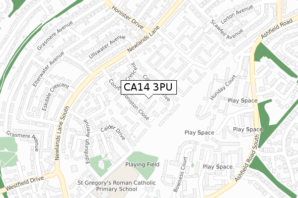 CA14 3PU map - large scale - OS Open Zoomstack (Ordnance Survey) CA14 3PU map - large scale - OS Open Zoomstack (Ordnance Survey)