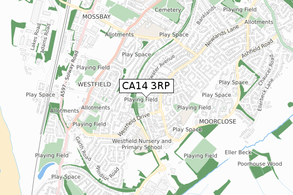 CA14 3RP map - small scale - OS Open Zoomstack (Ordnance Survey) CA14 3RP map - small scale - OS Open Zoomstack (Ordnance Survey)