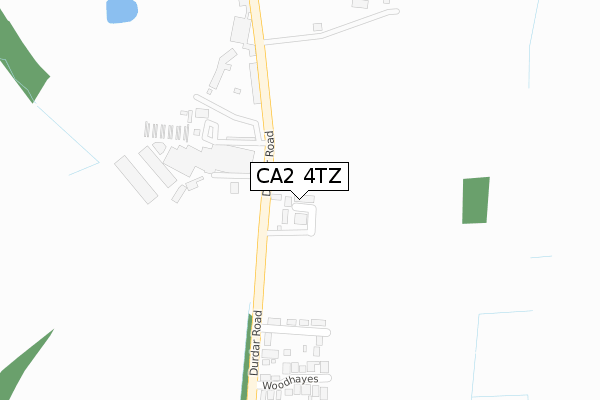 CA2 4TZ map - large scale - OS Open Zoomstack (Ordnance Survey)