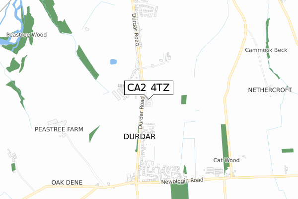 CA2 4TZ map - small scale - OS Open Zoomstack (Ordnance Survey) CA2 4TZ map - small scale - OS Open Zoomstack (Ordnance Survey)