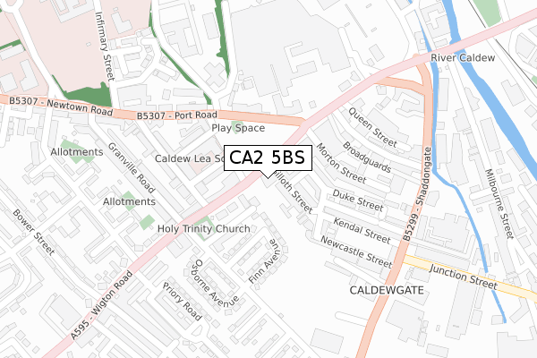 CA2 5BS map - large scale - OS Open Zoomstack (Ordnance Survey) CA2 5BS map - large scale - OS Open Zoomstack (Ordnance Survey)