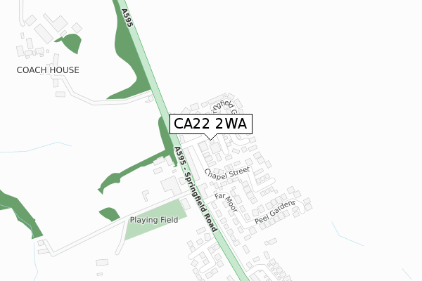 CA22 2WA map - large scale - OS Open Zoomstack (Ordnance Survey) CA22 2WA map - large scale - OS Open Zoomstack (Ordnance Survey)