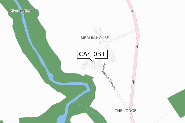 CA4 0BT map - large scale - OS Open Zoomstack (Ordnance Survey)