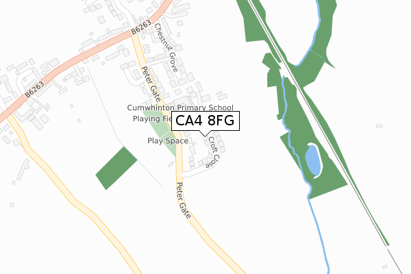 CA4 8FG map - large scale - OS Open Zoomstack (Ordnance Survey)