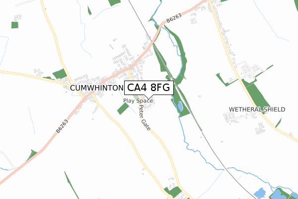 CA4 8FG map - small scale - OS Open Zoomstack (Ordnance Survey)