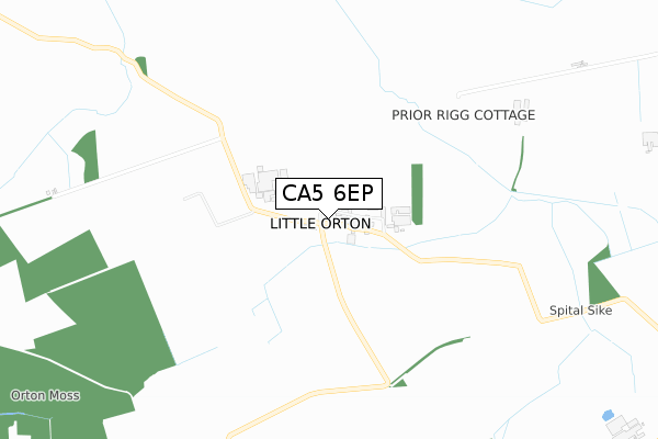 CA5 6EP map - small scale - OS Open Zoomstack (Ordnance Survey)