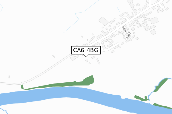 CA6 4BG map - large scale - OS Open Zoomstack (Ordnance Survey)