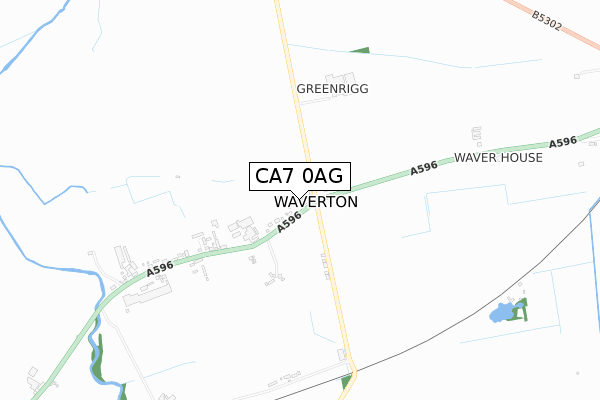 CA7 0AG map - small scale - OS Open Zoomstack (Ordnance Survey) CA7 0AG map - small scale - OS Open Zoomstack (Ordnance Survey)