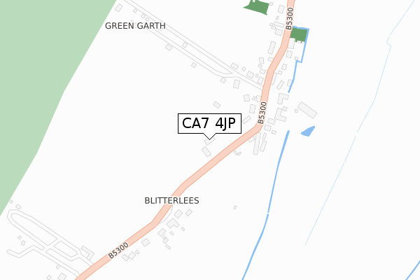 CA7 4JP map - large scale - OS Open Zoomstack (Ordnance Survey) CA7 4JP map - large scale - OS Open Zoomstack (Ordnance Survey)