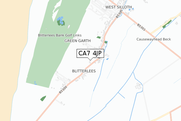 CA7 4JP map - small scale - OS Open Zoomstack (Ordnance Survey) CA7 4JP map - small scale - OS Open Zoomstack (Ordnance Survey)