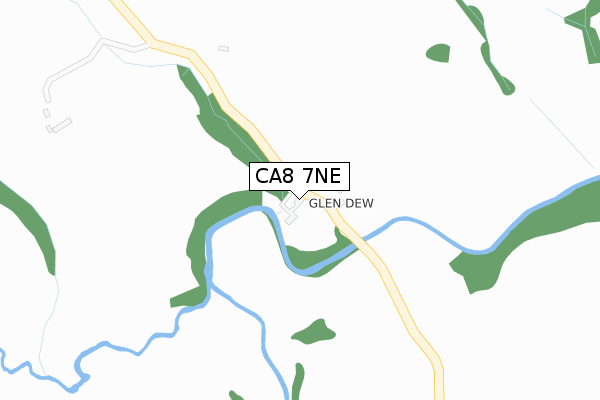 CA8 7NE map - large scale - OS Open Zoomstack (Ordnance Survey) CA8 7NE map - large scale - OS Open Zoomstack (Ordnance Survey)
