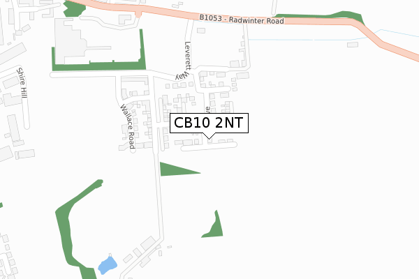 CB10 2NT map - large scale - OS Open Zoomstack (Ordnance Survey)