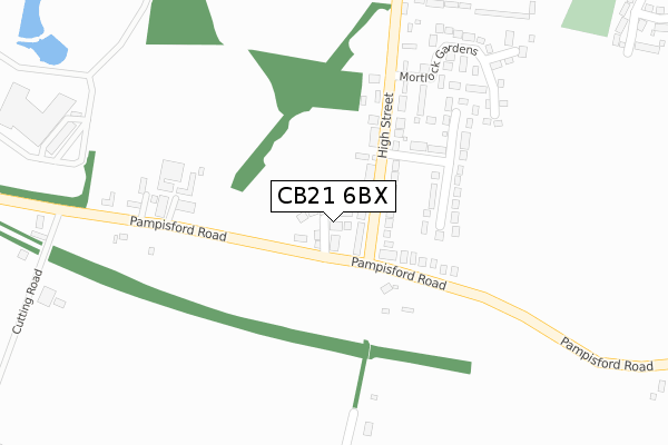 CB21 6BX map - large scale - OS Open Zoomstack (Ordnance Survey) CB21 6BX map - large scale - OS Open Zoomstack (Ordnance Survey)