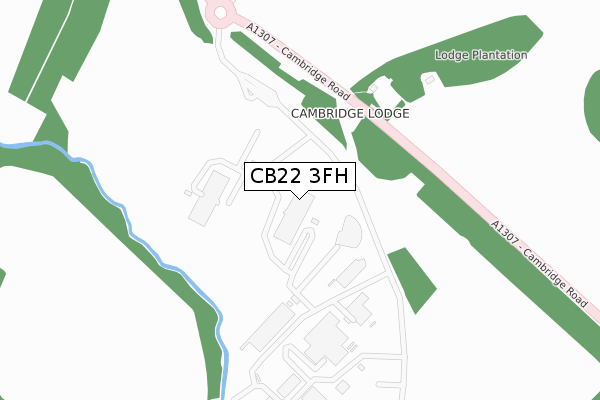 CB22 3FH map - large scale - OS Open Zoomstack (Ordnance Survey) CB22 3FH map - large scale - OS Open Zoomstack (Ordnance Survey)