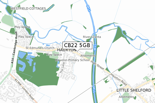 CB22 5GB map - small scale - OS Open Zoomstack (Ordnance Survey) CB22 5GB map - small scale - OS Open Zoomstack (Ordnance Survey)