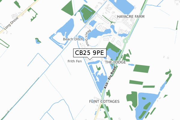 CB25 9PE map - small scale - OS Open Zoomstack (Ordnance Survey) CB25 9PE map - small scale - OS Open Zoomstack (Ordnance Survey)
