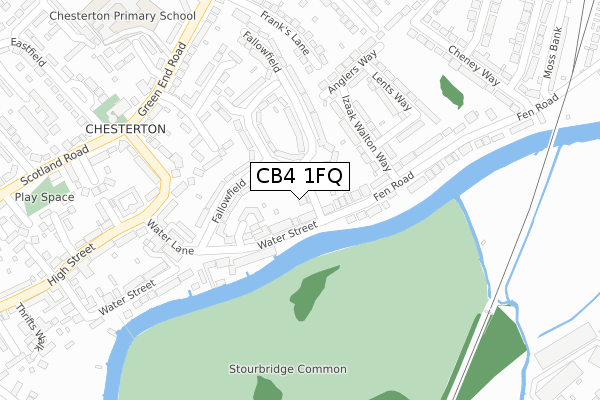 CB4 1FQ map - large scale - OS Open Zoomstack (Ordnance Survey) CB4 1FQ map - large scale - OS Open Zoomstack (Ordnance Survey)