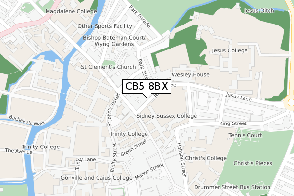 CB5 8BX map - large scale - OS Open Zoomstack (Ordnance Survey) CB5 8BX map - large scale - OS Open Zoomstack (Ordnance Survey)