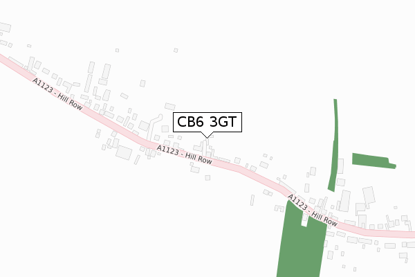 CB6 3GT map - large scale - OS Open Zoomstack (Ordnance Survey) CB6 3GT map - large scale - OS Open Zoomstack (Ordnance Survey)