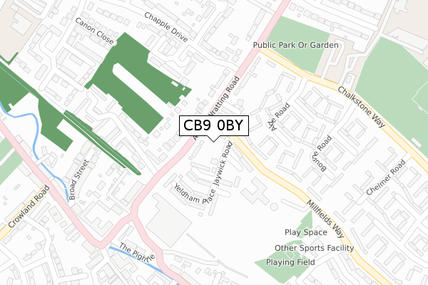 CB9 0BY map - large scale - OS Open Zoomstack (Ordnance Survey) CB9 0BY map - large scale - OS Open Zoomstack (Ordnance Survey)