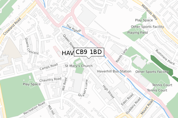 CB9 1BD map - large scale - OS Open Zoomstack (Ordnance Survey) CB9 1BD map - large scale - OS Open Zoomstack (Ordnance Survey)