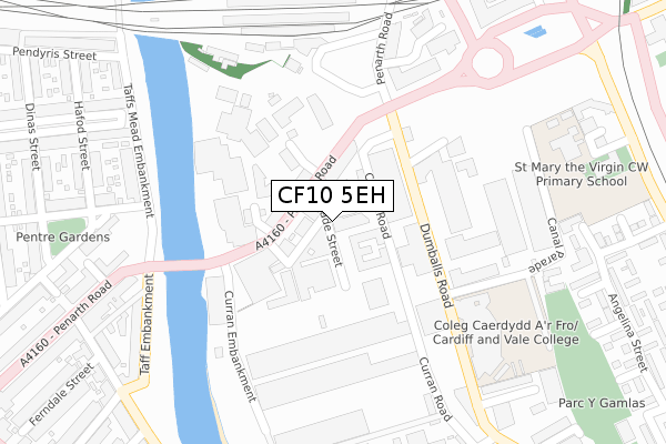 CF10 5EH map - large scale - OS Open Zoomstack (Ordnance Survey) CF10 5EH map - large scale - OS Open Zoomstack (Ordnance Survey)