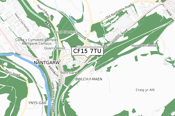 CF15 7TU map - small scale - OS Open Zoomstack (Ordnance Survey) CF15 7TU map - small scale - OS Open Zoomstack (Ordnance Survey)