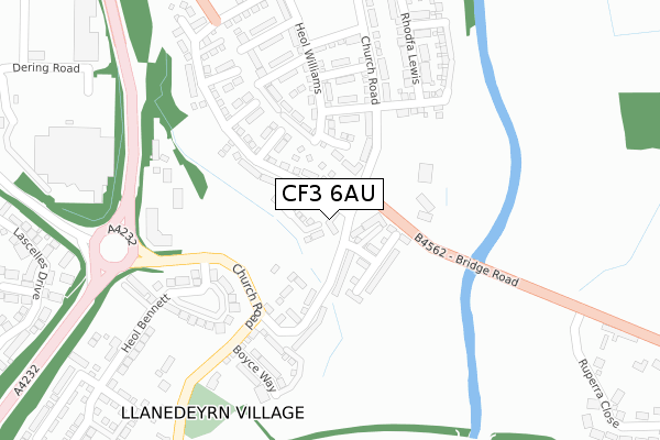 CF3 6AU map - large scale - OS Open Zoomstack (Ordnance Survey) CF3 6AU map - large scale - OS Open Zoomstack (Ordnance Survey)