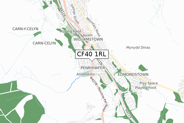 CF40 1RL map - small scale - OS Open Zoomstack (Ordnance Survey) CF40 1RL map - small scale - OS Open Zoomstack (Ordnance Survey)